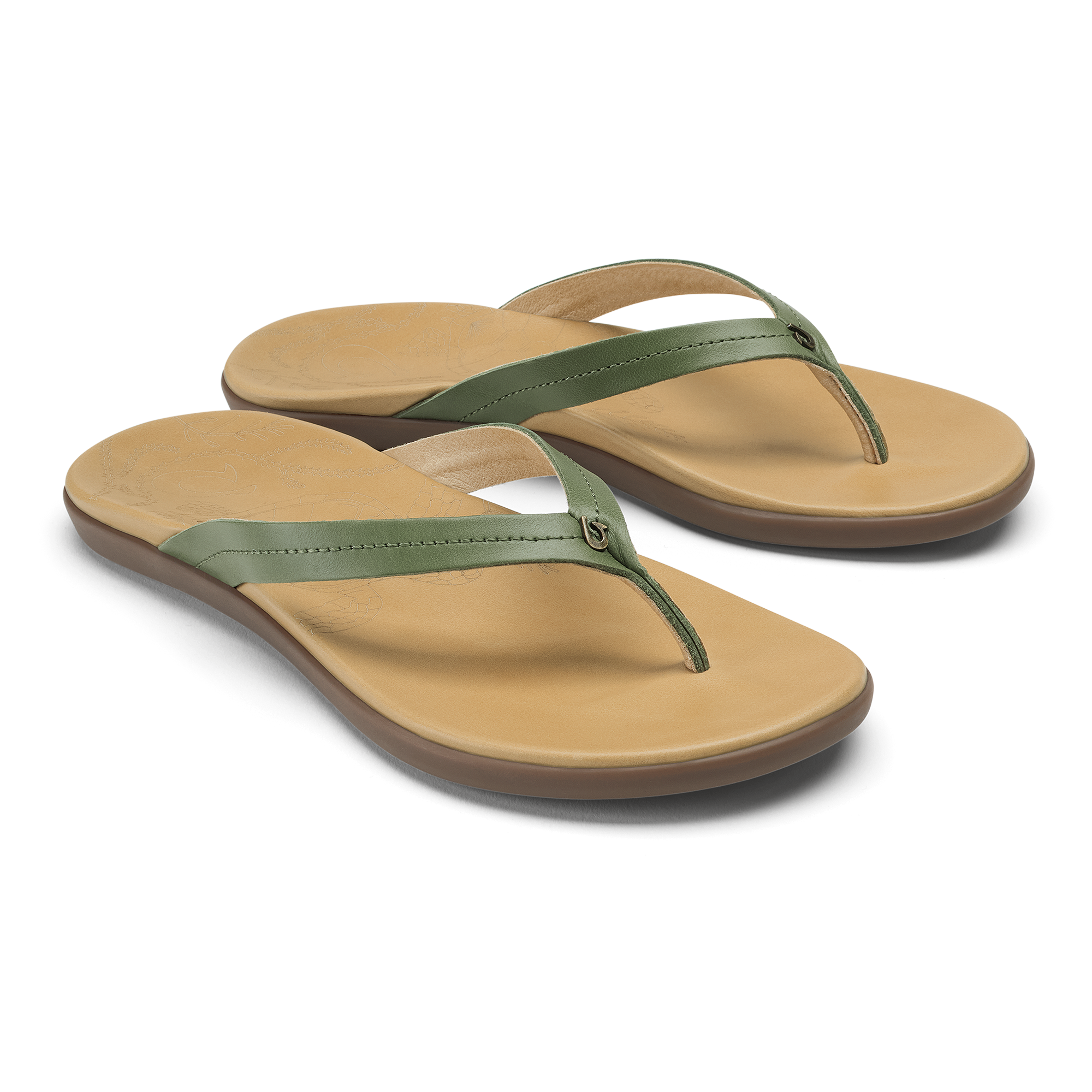 Honu  –  Green Olive / Golden Sand